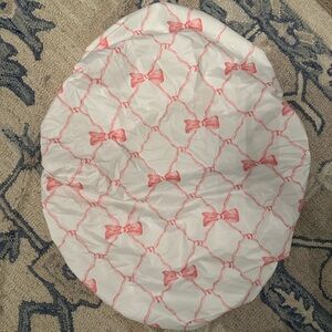 Elegant Pink Bow Patterned Fitted Sheet